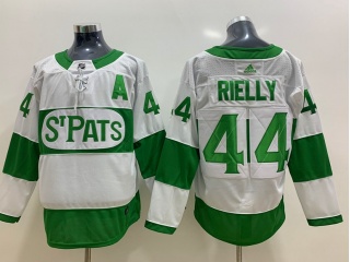 Adidas Toronto Maple Leafs #44 Morgan Rielly St. Pats Hockey Jersey White