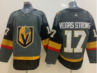 Adidas Vegas Golden Knights #17 Strong Hockey Jersey Grey