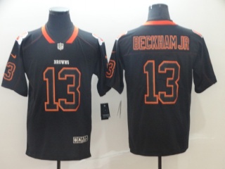 Cleveland Browns 13 Odell Beckham Jr Lights Out Vapor Limited Jersey Black