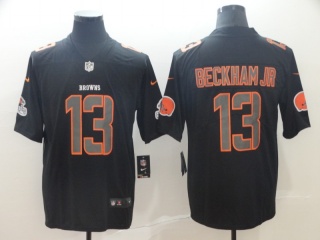 Cleveland Browns 13 Odell Beckham Jr Impact Vapor Limited Jersey Black