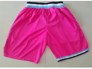 Nike Miami Heat Basketball Shorts Pink Earned