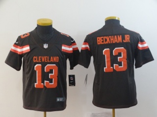 Youth Cleveland Browns 13 Odell Beckham Jr Vapor Limited Jersey Brown