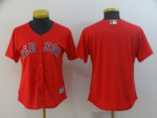 Womens Boston Red Sox Blank Cool Base Baseball Jersey