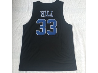 Duke Blue Devils 33 Grant Hill College Basketball Jersey Black