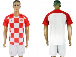 Croatia Home 2018 FIFA World Cup Soccer Jersey Can Custom Any Name Number