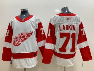 Adidas Detroit Red Wings #71 Dylan Larkin Hockey Jersey White