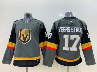 Adidas Women Vegas Golden Knights #17 Strong Hockey Jersey Grey