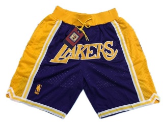 Nike Los Angeles Lakers Throwback Basketball Short Purple
