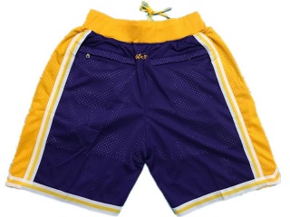 Nike Los Angeles Lakers Throwback Basketball Short Purple