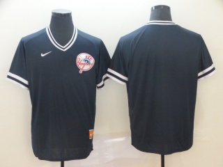 Nike New York Yankees Blank Cooperstown Collection Legend V-Neck Jersey Navy Blue