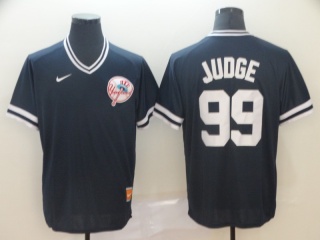 Nike New York Yankees 99 Aaron Judge Cooperstown Collection Legend V-Neck Jersey Navy Blue