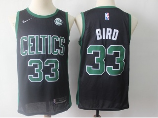 Nike Boston Celtics #33 Larry Bird Jersey Black