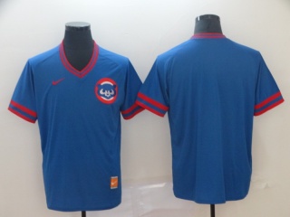 Chicago Cubs Blank Nike Cooperstown Collection Legend V-Neck Jersey Blue