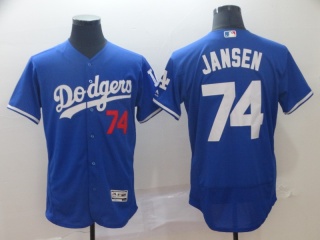 Los Angeles Dodgers #74 Kenley Jansen FlexBase Jerseys Blue