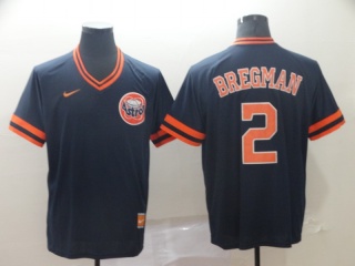 Houston Astros #2 Alex Bregman Nike Cooperstown Collection Legend V-Neck Jersey Blue