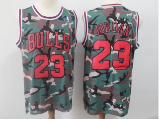 Chicago Bulls #23 Michael Jordan 2018-19 Hardwood Classic Jersey Woodland Camo