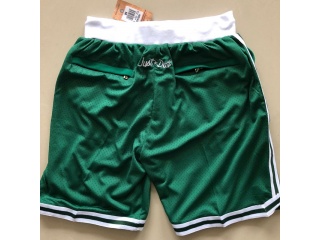 Boston Celtics Throwback Basketball Shorts Green