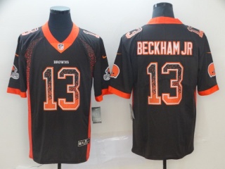Cleveland Browns #13 Odell Beckham Jr Drift Fashion Vapor Untouchable Limited Jersey Brown