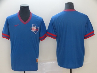 Texas Rangers Blank Nike Cooperstown Collection Legend V-Neck Jersey Blue