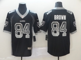 Oakland Raiders #84 Antonio Brown Drift Fashion Untouchable Limited Jersey Black