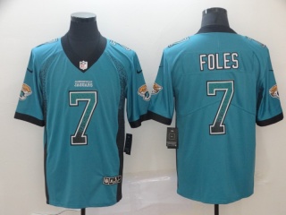 Jacksonville Jaguars #7 Nick Foles Drift Fashion Vapor Untouchable Limited Jersey Green