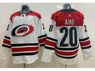 Adidas Carolina Hurricanes #20 Sebastian Aho Hockey Jersey White