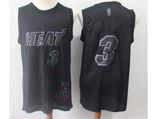 Nike Miami Heat #3 Dwyane Wade MVP Basketball Jersey Black
