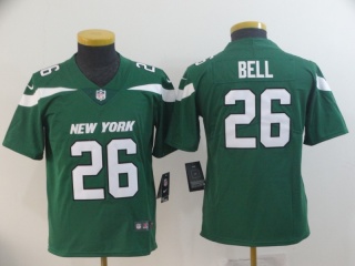 Youth New York Jets #26 Le'Veon Bell 2019 Vapor Untouchable Limited Jersey Green