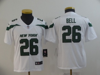 Youth New York Jets #26 Le'Veon Bell 2019 Vapor Untouchable Limited Jersey White
