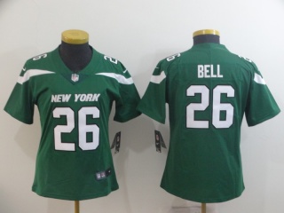 Woman New York Jets #26 Le'Veon Bell 2019 Vapor Untouchable Limited Jersey Green