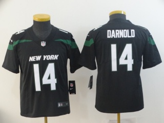 Youth New York Jets 14 Sam Darnold 2019 Vapor Untouchable Limited Jersey Black