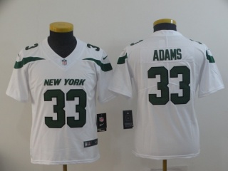 Youth New York Jets 33 Jamal Adams 2019 Vapor Untouchable Limited Jersey White