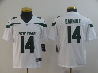 Youth New York Jets #14 Sam Darnold 2019 Vapor Untouchable Limited Jersey White