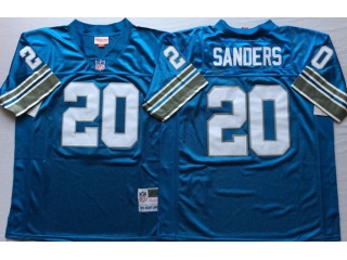 Detroit Lions #20 Barry Sanders Throwback Jersey Blue