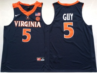 Nike Virginia Cavaliers #5 Kyle Guy NCAA Basketball Jersey Blue