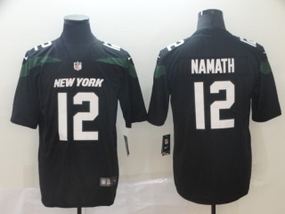 New York Jets #12 Joe Namath 2019 Vapor Untouchable Limited Jersey Black