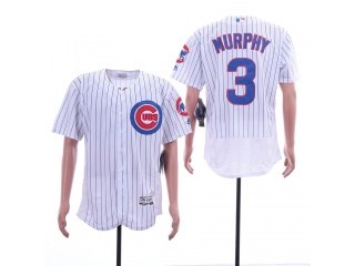 Chicago Cubs #3 Daniel Murphy Flexbase Jersey White