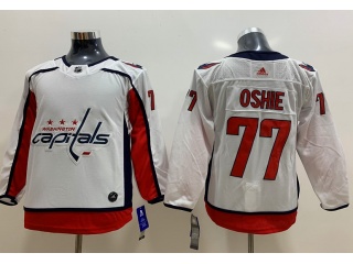 Youth Adidas Washington Capitals #77 T.J. Oshie Hockey Jersey White