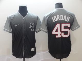 Chicago White Sox 45 Michael Jordan Nike Fade Jersey Black