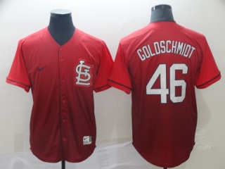 St. Louis Cardinals 46 Paul Goldschmidt Nike Fade Jersey Red