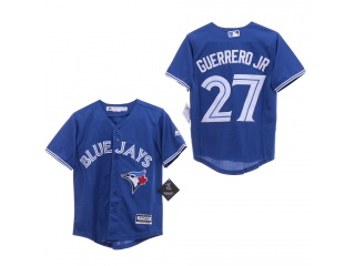 Youth Toronto Blue Jays 27 Vladimir Guerrero JR Baseball Jersey