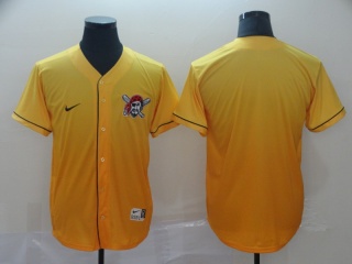 Pittsburgh Pirates Blank Nike Fade Jersey Yellow