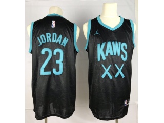 KAWS x Jordan 23 Michael Basketball Jersey Grey Hands