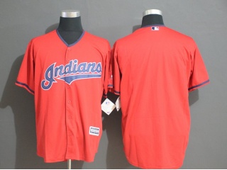 Cleveland Indians Blank Cool Base Jersey 2019 Red