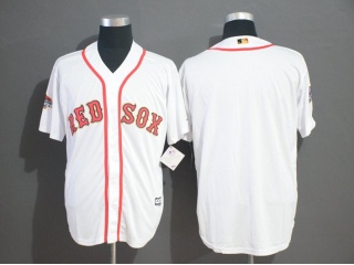 Boston Red Sox Blank 2019 Gold Program Cool Base Jersey White