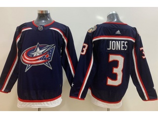 Adidas Columbus Blue Jackets #3 Seth Jones Hockey Jersey Navy