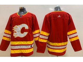 Adidas Calgary Flames Blank New Style Hockey Jersey Red