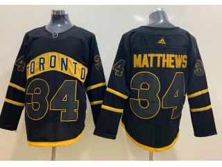 Adidas Toronto Maple Leafs #34 Auston Matthews Jersey Black