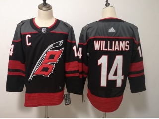 Adidas Carolina Hurricanes #14 Justin Williams Hockey Jersey Black