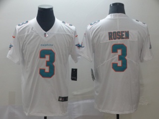 Miami Dolphins #3 Josh Rosen Men's Vapor Untouchable Limited Jersey White